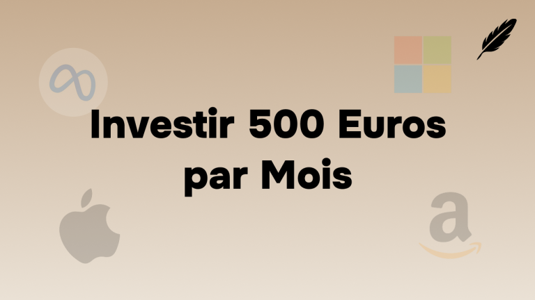 investir 500 euros par mois