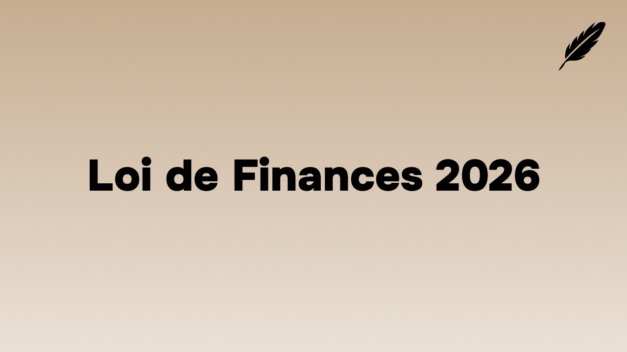 Loi de Finances 2026
