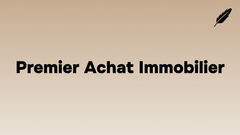Premier Achat Immobilier