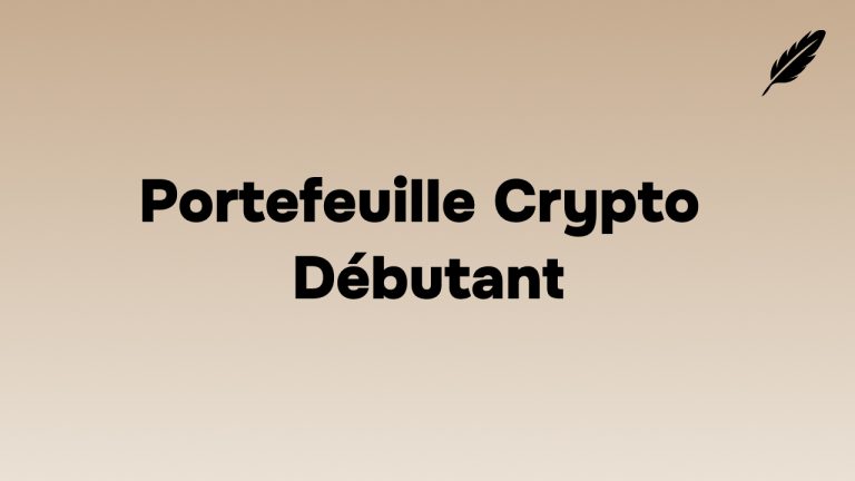 Portefeuille Crypto Débutant