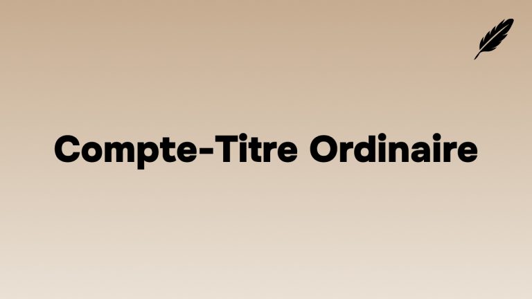 Compte-Titre Ordinaire
